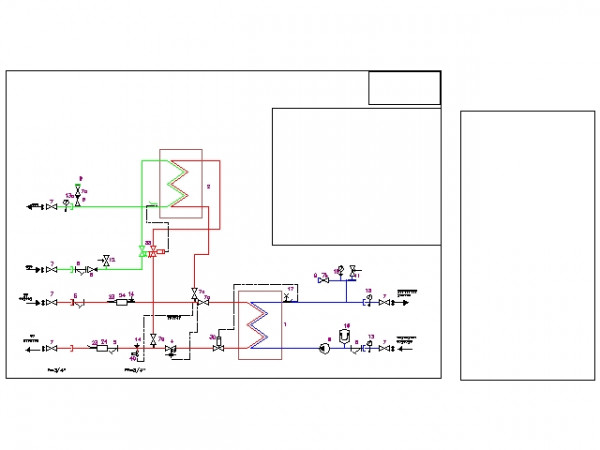 Данфосс Akva Lux II VX тип 1 ГВС + тип 1 HE тепловой пункт, Danfoss